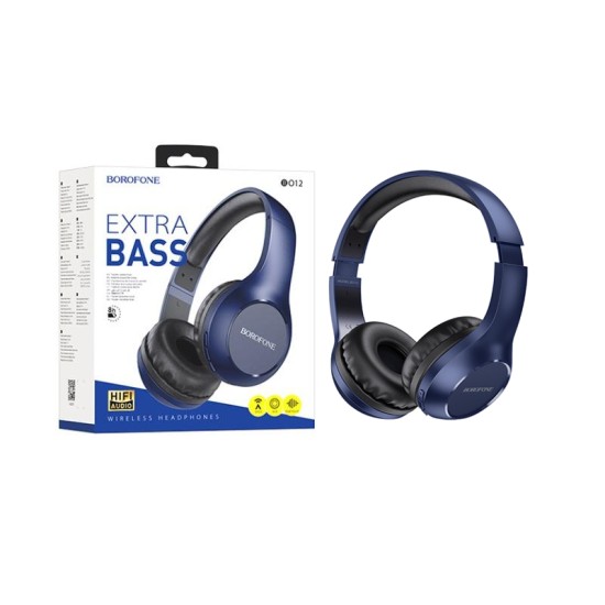 BLUETOOTH WIRELESS HEADPHONE BOROFONE BO12 BLUE